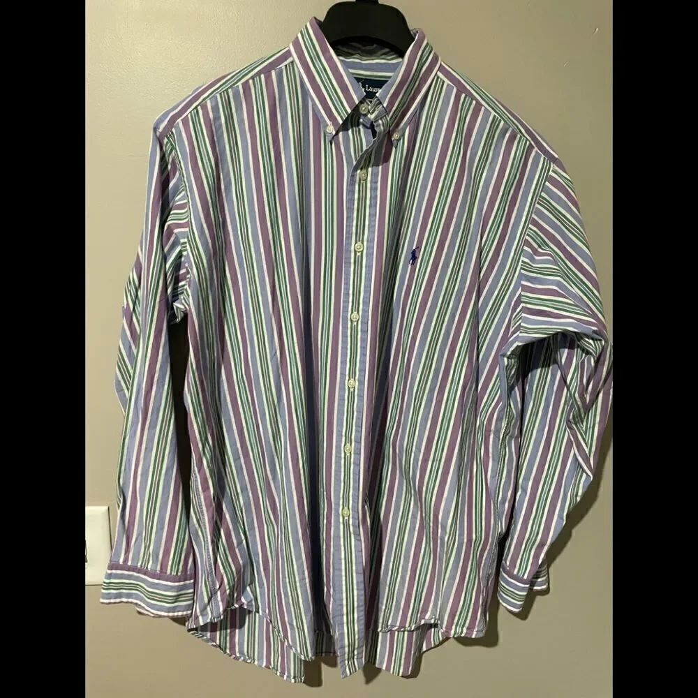 VINTAGE Polo Ralph Lauren long sleeve button down